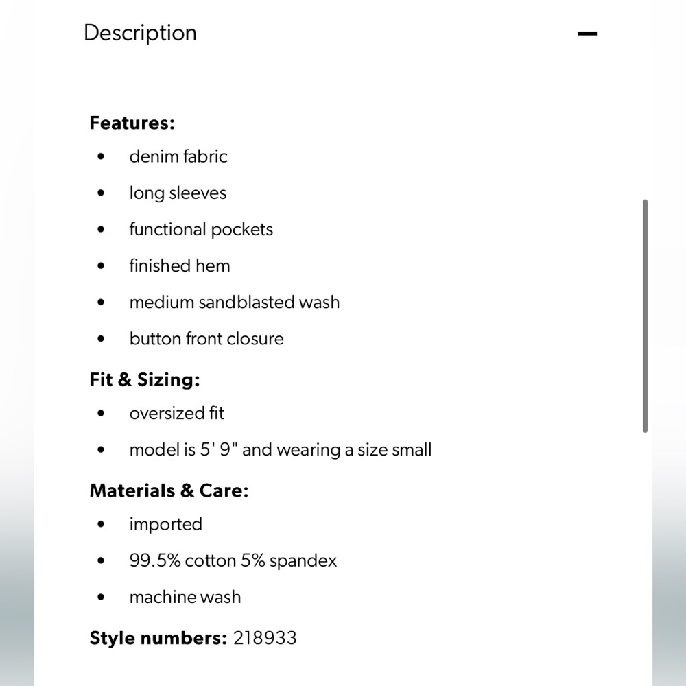 🆕 NWT Maurices Jean Jacket, XL - Picture 4 of 5